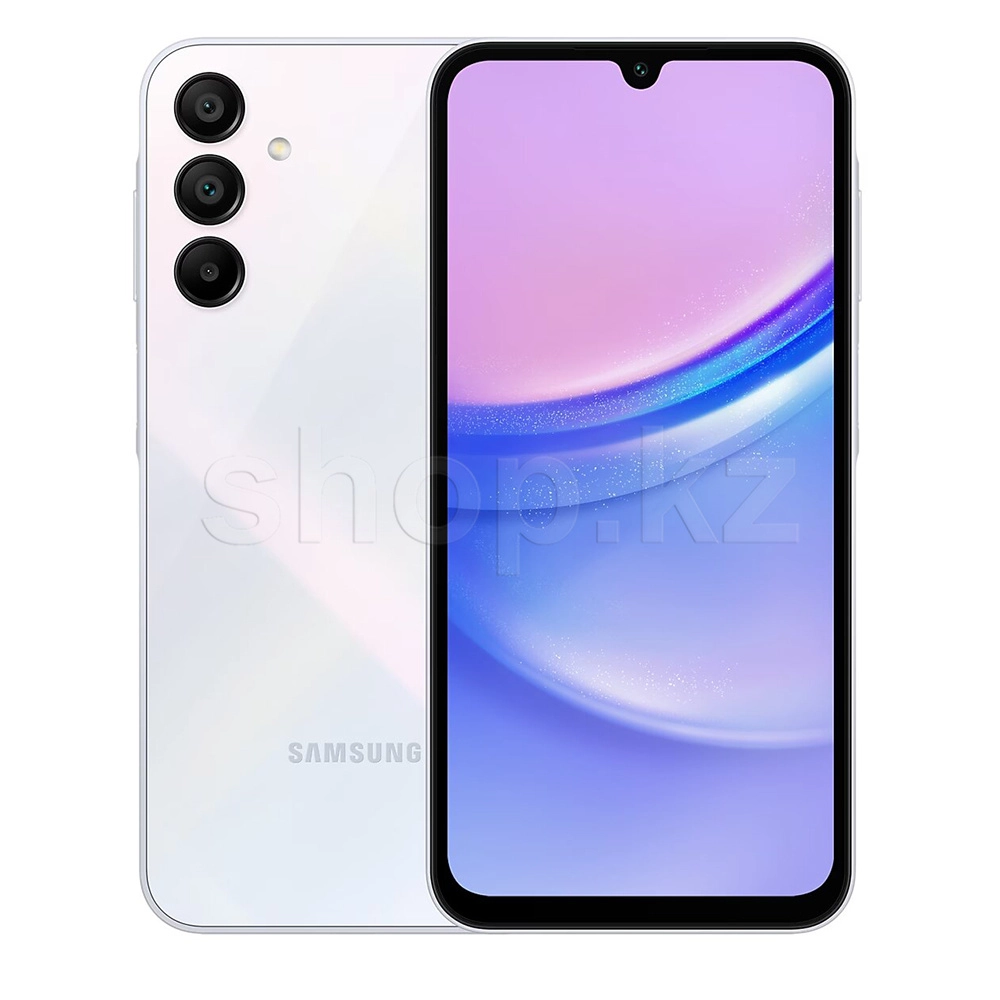 ᐈ Смартфон Samsung Galaxy A15, 128 GB, Light Blue (SM-A155F) – купить в  интернет-магазине Белый Ветер по низкой цене в Казахстане