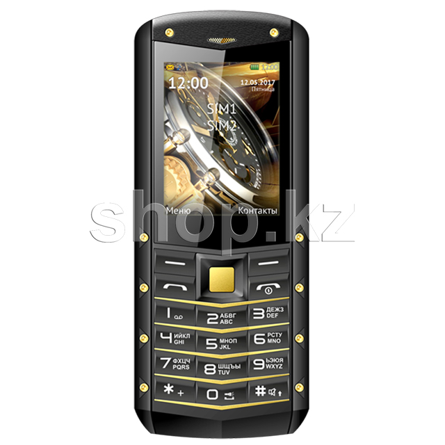 TeXet TM-520R, Black-Yellow ұялы телефоны