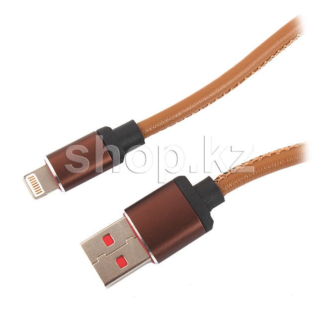 Кабель интерфейсный для Apple Lightning Continent QCI-7102CF, Brown