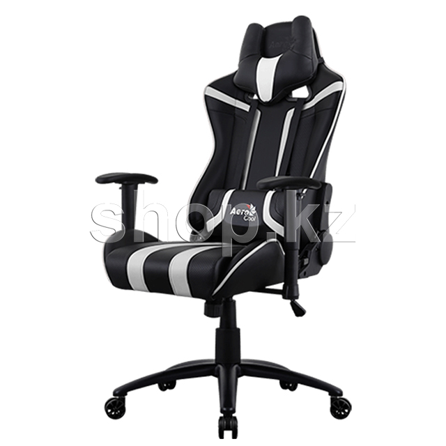 Кресло игровое компьютерное Aerocool AC120 AIR-BW, Black-White