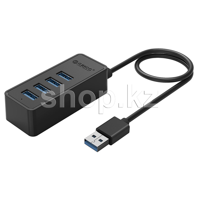 USB HUB 4-port USB 3.0 Orico W5P-U3-030, Black