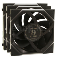 Lian Li UNI FAN TL LCD 120 ARGB, 12cm, Black корпусына арналған желдеткіш жиынтығы