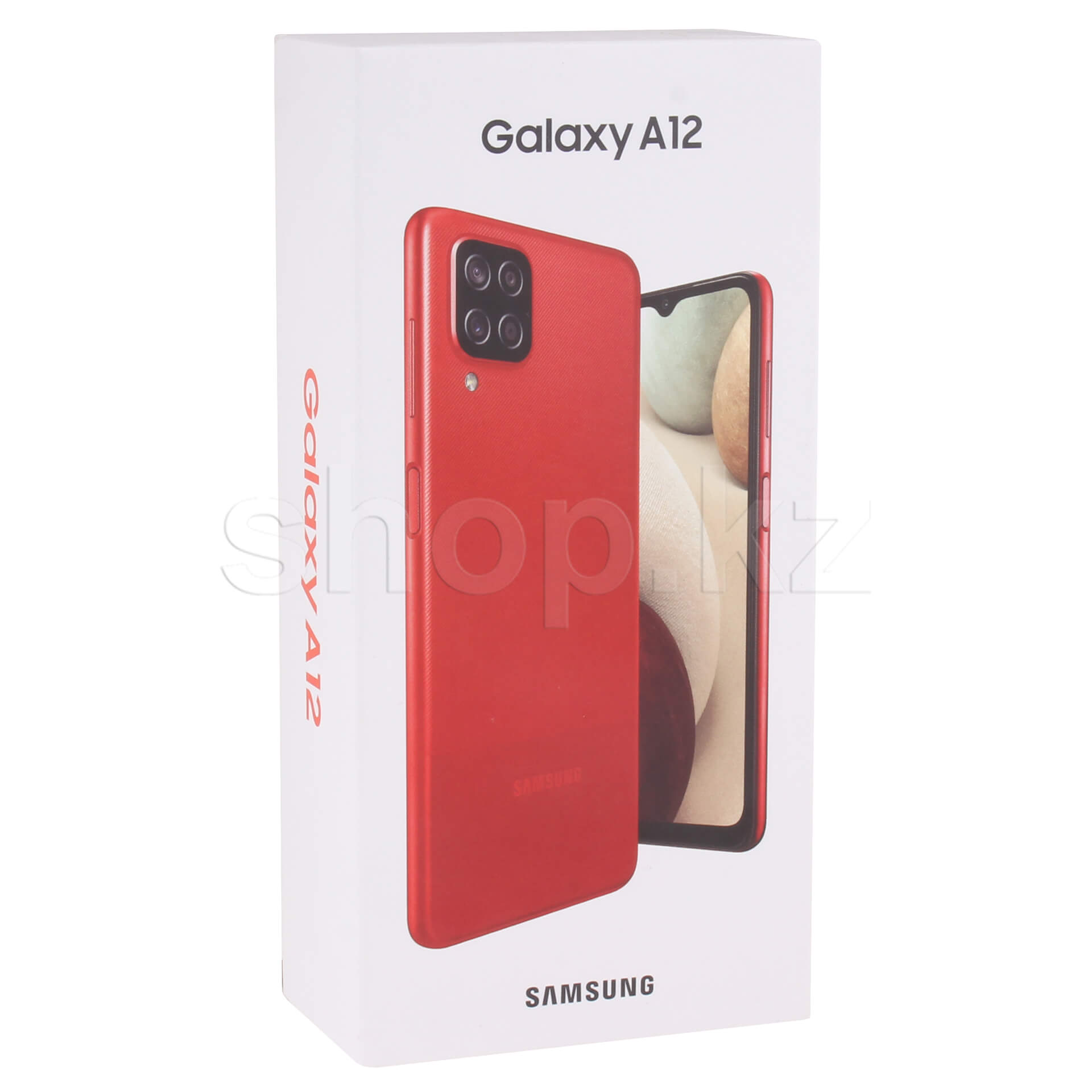 ᐈ Смартфон Samsung Galaxy A12, 64Gb, Red (SM-A127F) – купить в  интернет-магазине Белый Ветер по низкой цене в Казахстане