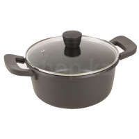 Кастрюля Bergner Retro BG-30738-NP, 24 см, 4.5 л, с крышкой