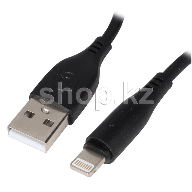 Кабель интерфейсный для Apple Lightning Usams SJ-266, 1m, Black