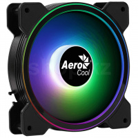 AeroCool Saturn 12F ARGB, 12cm, Black корпусына арналған желдеткіш