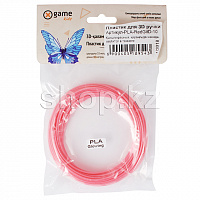 X Game kids 3D PLA-RedGitD-10, 1.75 мм, 10м, Red-Glowing картриджі
